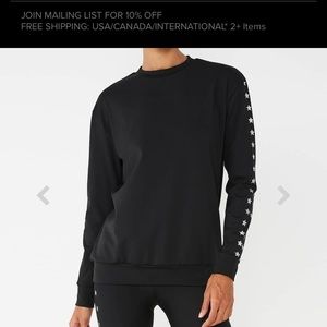 Ultracor Matte Flash Sweatshirt in Nero/Rose